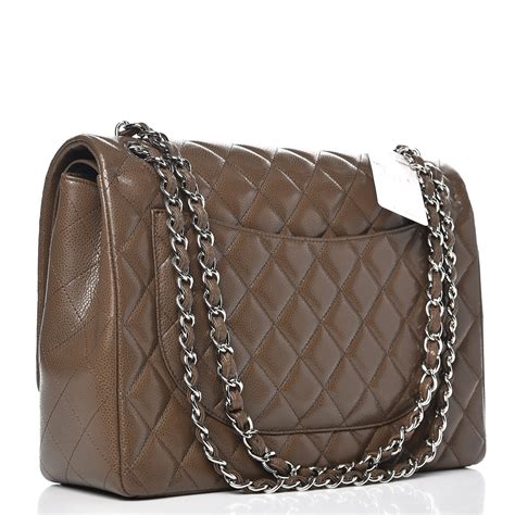 chanel caviar maxi bag|Chanel Caviar Maxi Classic Double Flap Bag .